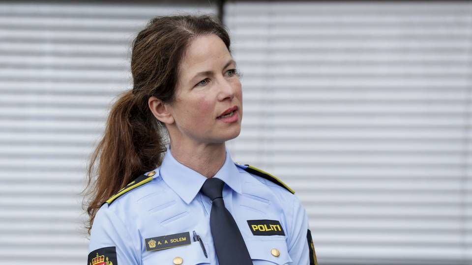 Anne Alræk Solem, sektionsleder i Oslo politi, holdt tirsdag formiddag pressemøde om drabet på advokat Tor Kjærvik. | Foto: BERIT ROALD/NTB