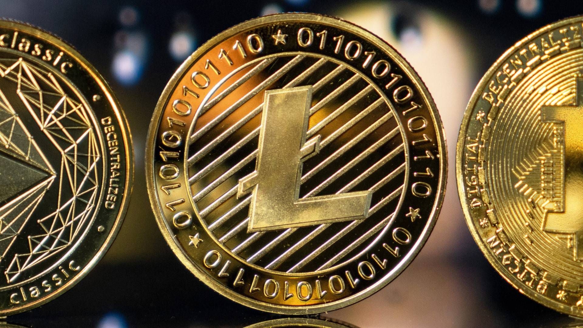 Eine Litecoin-Münze | Foto: picture alliance / Daniel Kalker | Daniel Kalker
