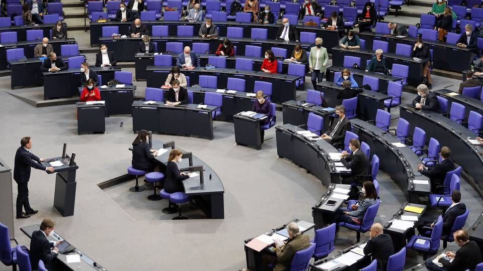 Der Plenarsaal des Deutschen Bundestags. | Foto: picture alliance / Geisler-Fotopress | Christoph Hardt