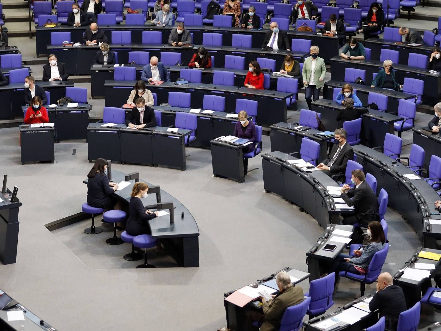 Der Plenarsaal des Deutschen Bundestags. | Foto: picture alliance / Geisler-Fotopress | Christoph Hardt