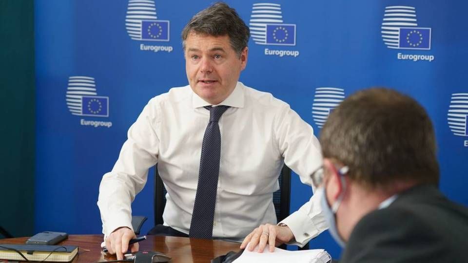 Paschal Donohoe, Präsident der Eurogruppe bei der Videokonferenz der Euro-Gruppe | Foto: European Union