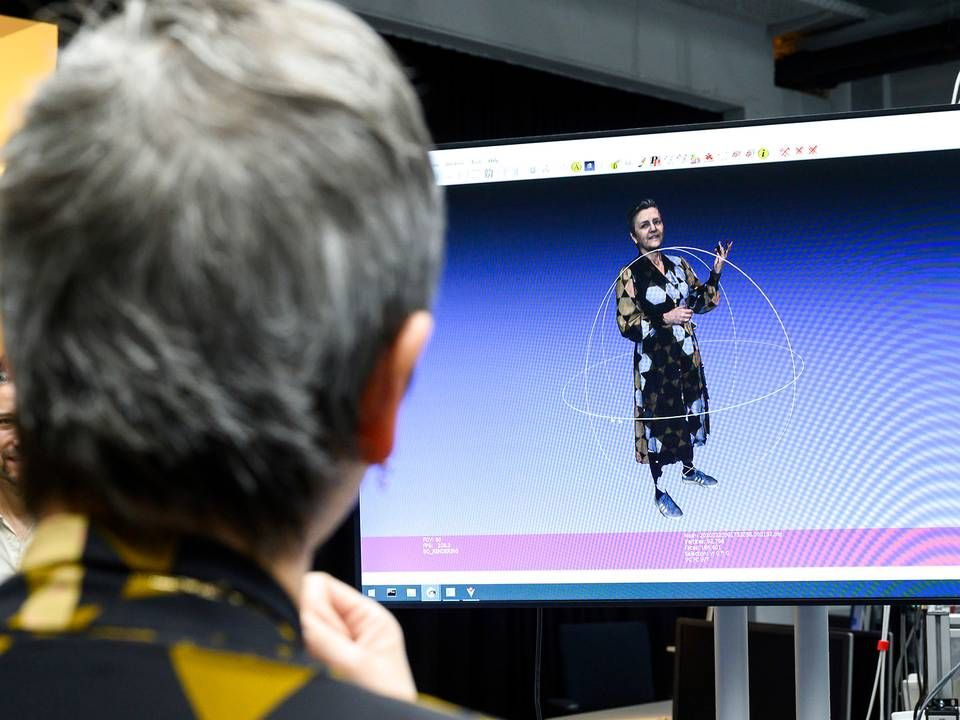 Den danske EU-Komissær Margrethe Vestager ventes i denne uge at offentliggøre en opfølgning til den hvidbog om kunstig intelligens, hun fremlagde sidste år. | Foto: Sebastian Gollnow/AP/Ritzau Scanpix