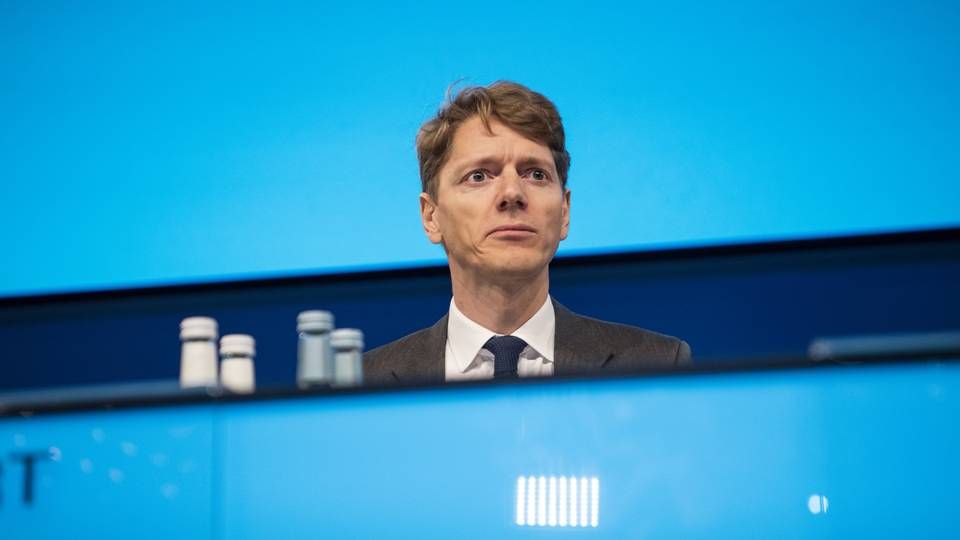Robert Uggla, adm. direktør for A.P. Møller Holding, der ejer godt 20 pct. af aktierne i Danske Bank. | Foto: Gregers Tycho