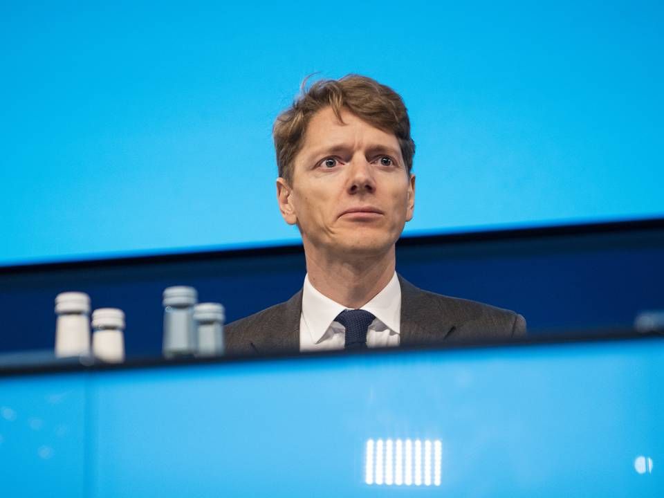 Robert Uggla, adm. direktør for A.P. Møller Holding, der ejer godt 20 pct. af aktierne i Danske Bank. | Foto: Gregers Tycho