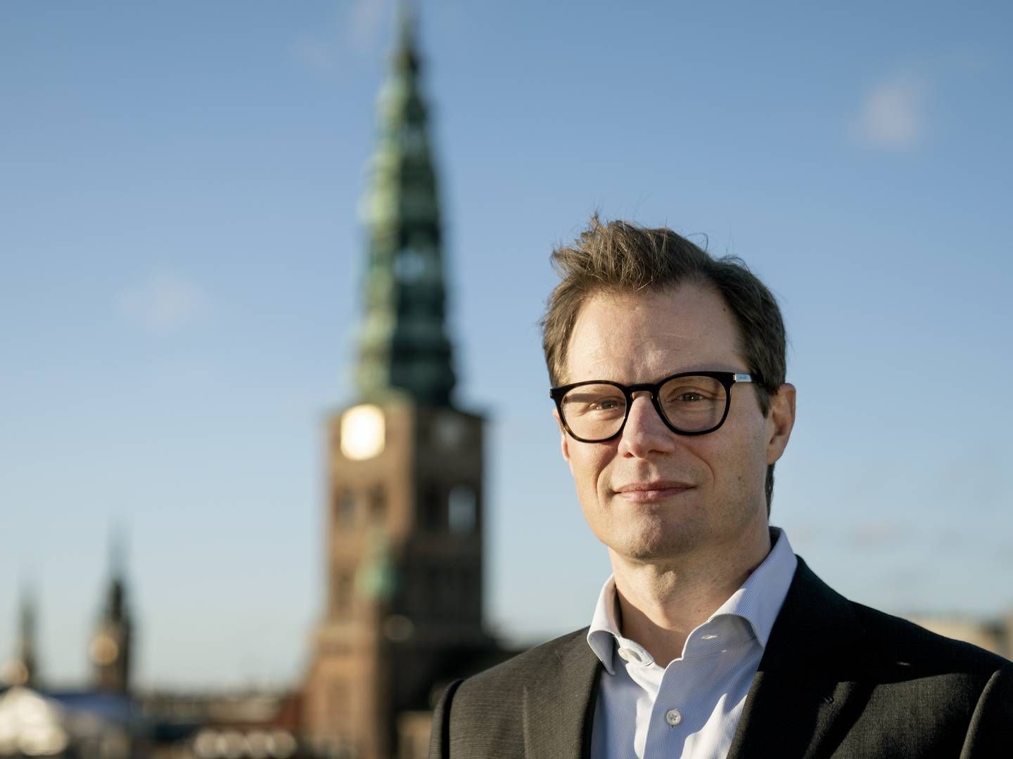 Den tidligere risikochef i Danske Bank Carsten Egeriis er mandag nyadm. direktør i Danske Bank. Han erstatter Chris Vogelzang, der trækker sig på grund af en sag om hvidvask i den hollandske bank ABN Amro. | Foto: Stine Bidstrup/ERH