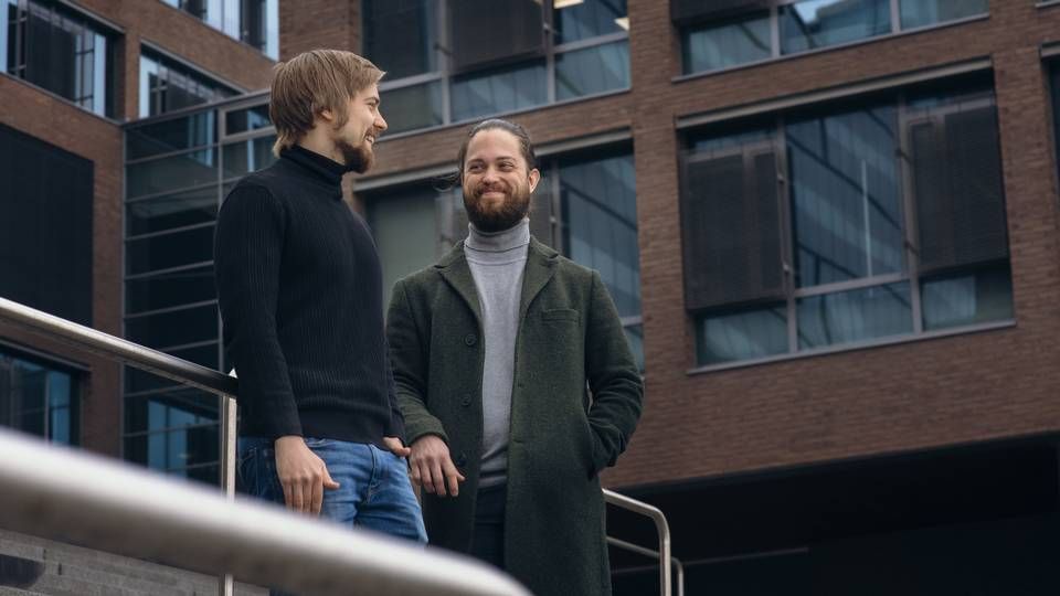 Swappie er grundlagt af Jiri Heinonen (tv) og Sami Marttinen (th). | Foto: PR