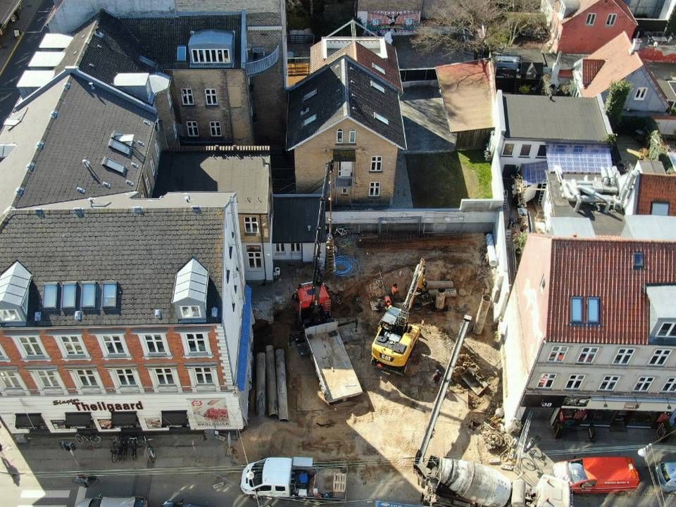 Aarhus første svanemærkede boliger bliver opført i Jægersgårdsgade. | Foto: Deas