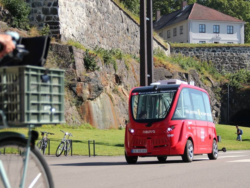 2020 bød også på en udvidelse med en selvkørende busrute i byen Ski i Norge. Datterselskabet i Norge endte med et underskud i 2020 på 12,7 mio. kr. | Foto: Holo/PR