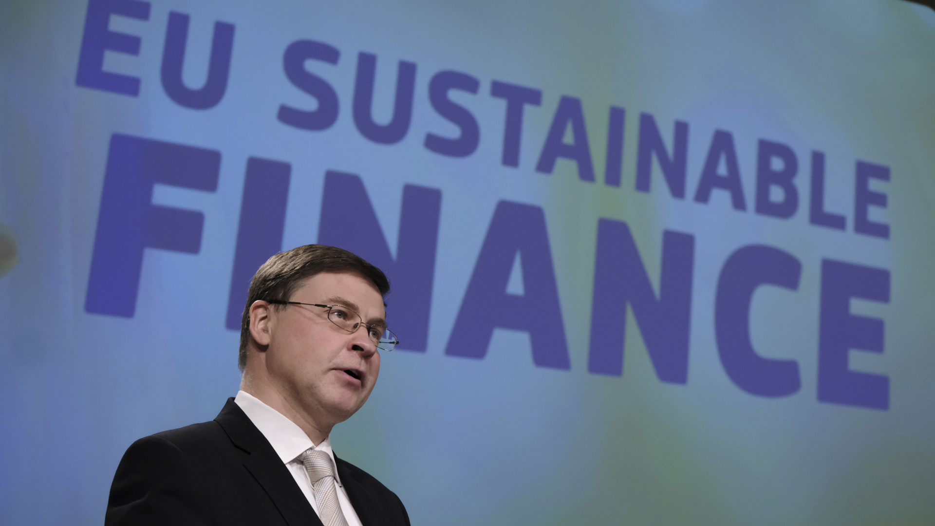 Valdis Dombrovskis, Vizepräsident der EU-Kommission | Foto: picture alliance / AA | Alexandros Michailidis