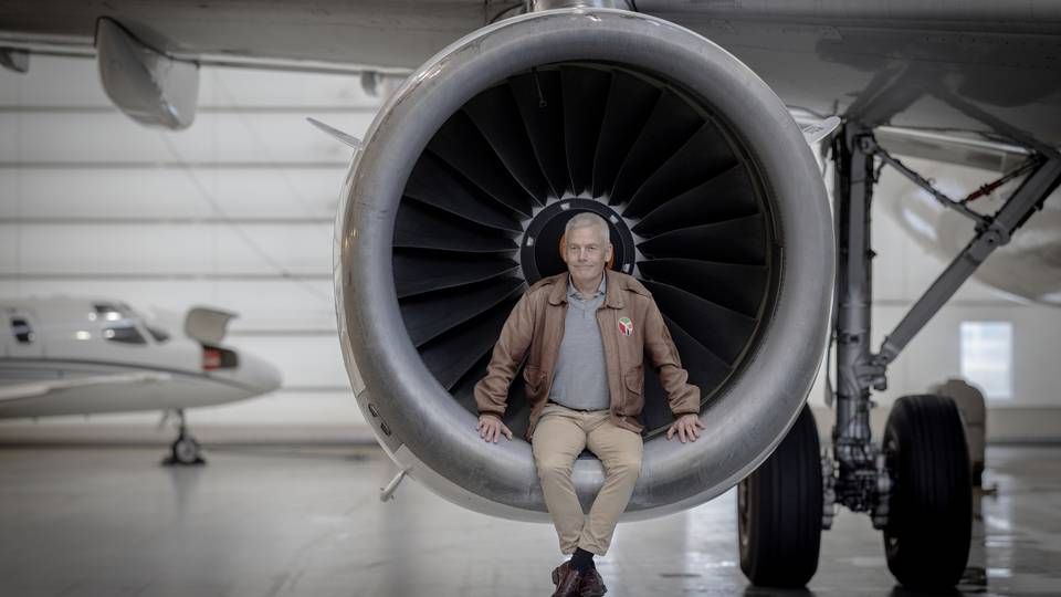 Jesper Rungholm, ejer og adm. direktør i flyselskabet DAT | Foto: Casper Dalhoff/ERH