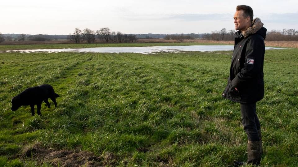 Mælkeproducent Kaare Larsen er bestyrelsesmedlem i Foreningen for reduceret jordbearbejdning i Danmark. | Foto: Finn Frandsen/Ritzau Scanpix