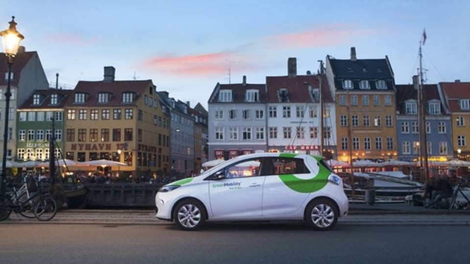 Det danske eldelebilsselskab Greenmobility har i dag biler i København og Aarhus samt flere udenlandske byer. | Foto: GreenMobility PR