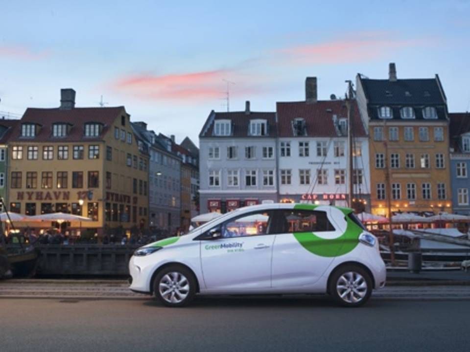 Det danske eldelebilsselskab Greenmobility har i dag biler i København og Aarhus samt flere udenlandske byer. | Foto: GreenMobility PR