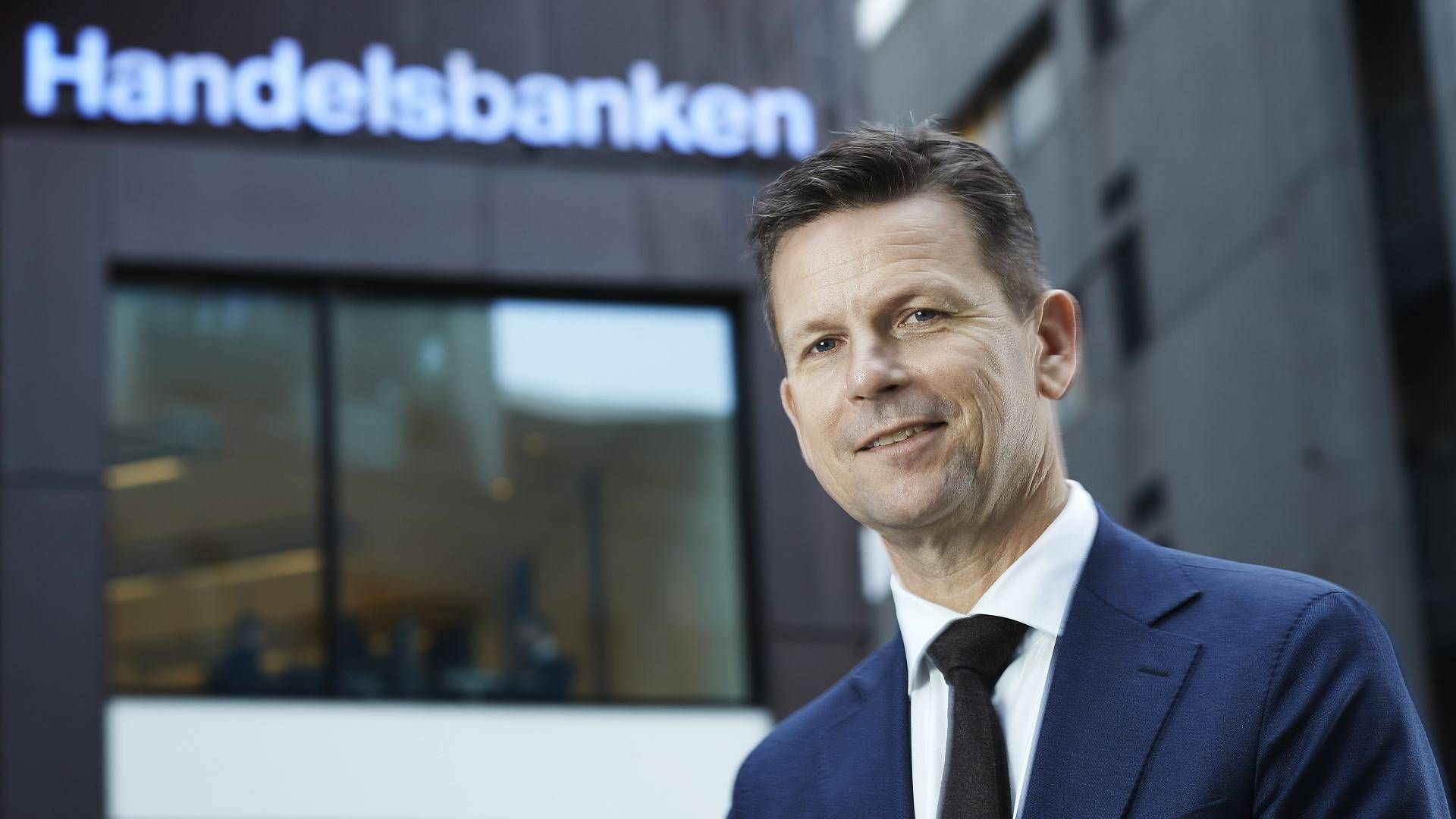 TAR MARKEDSANDELER: Landsjef Arild Andersen og Handelsbanken tar en større bit av privatmarkedet i Norge. | Foto: Bård Gudim