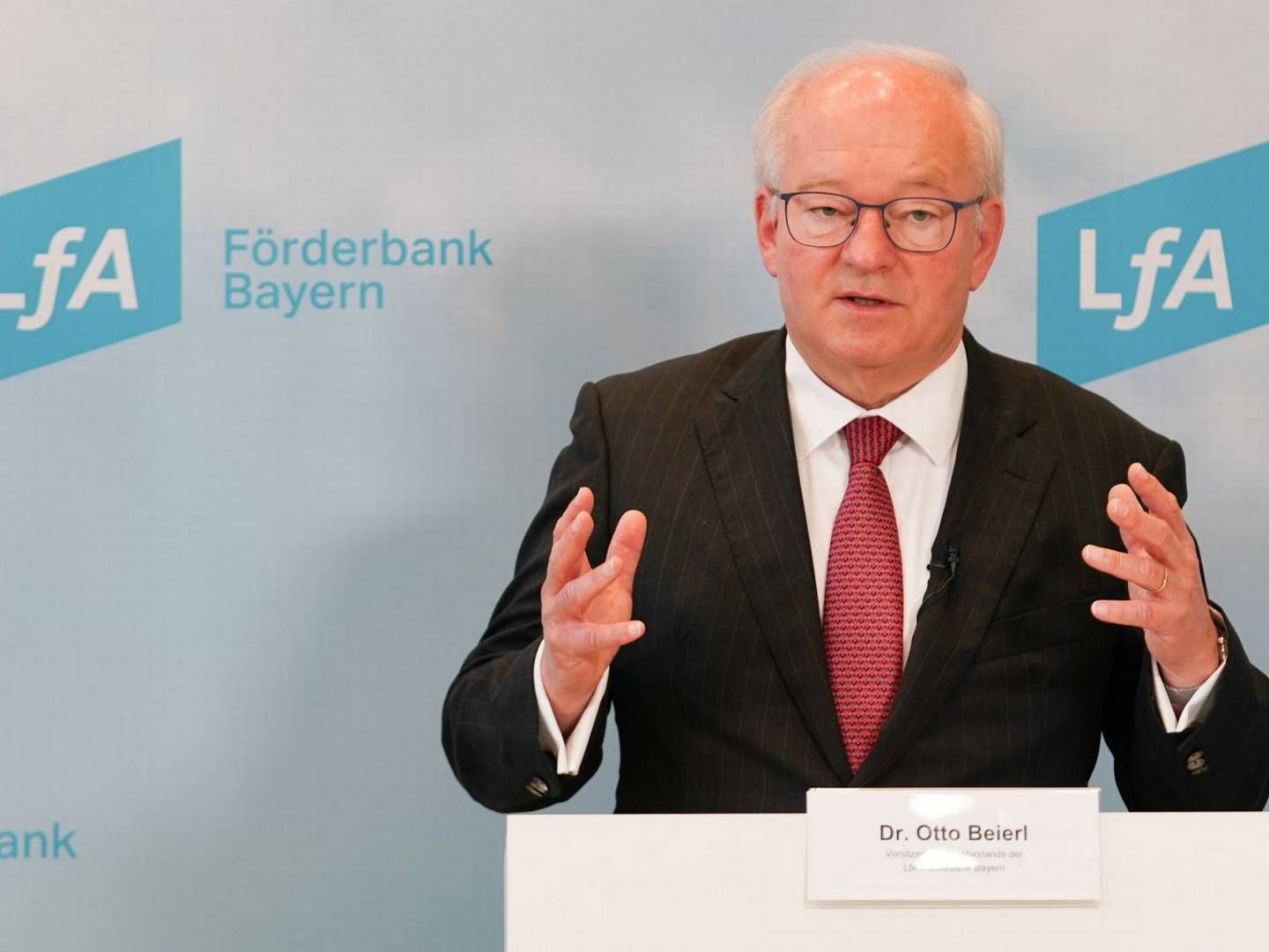 Otto Beierl, Vorstandsvorsitzender der LfA. | Foto: Nadine Stegemann / LfA Bayern