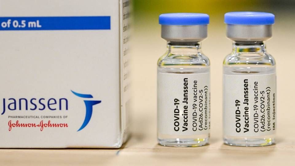 Vaccinen fra Johnson & Johnson sælges under brandet Janssen. | Foto: DIRK WAEM/AFP / BELGA