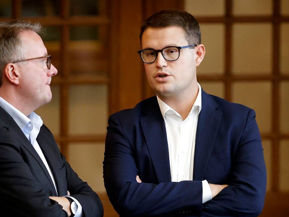 Christian Rabjerg Madsen, finansordfører i S, håber, at "branchen har noteret sig synspunktet" om at grænsen er nået. | Foto: Jens Dresling/Ritzau Scanpix