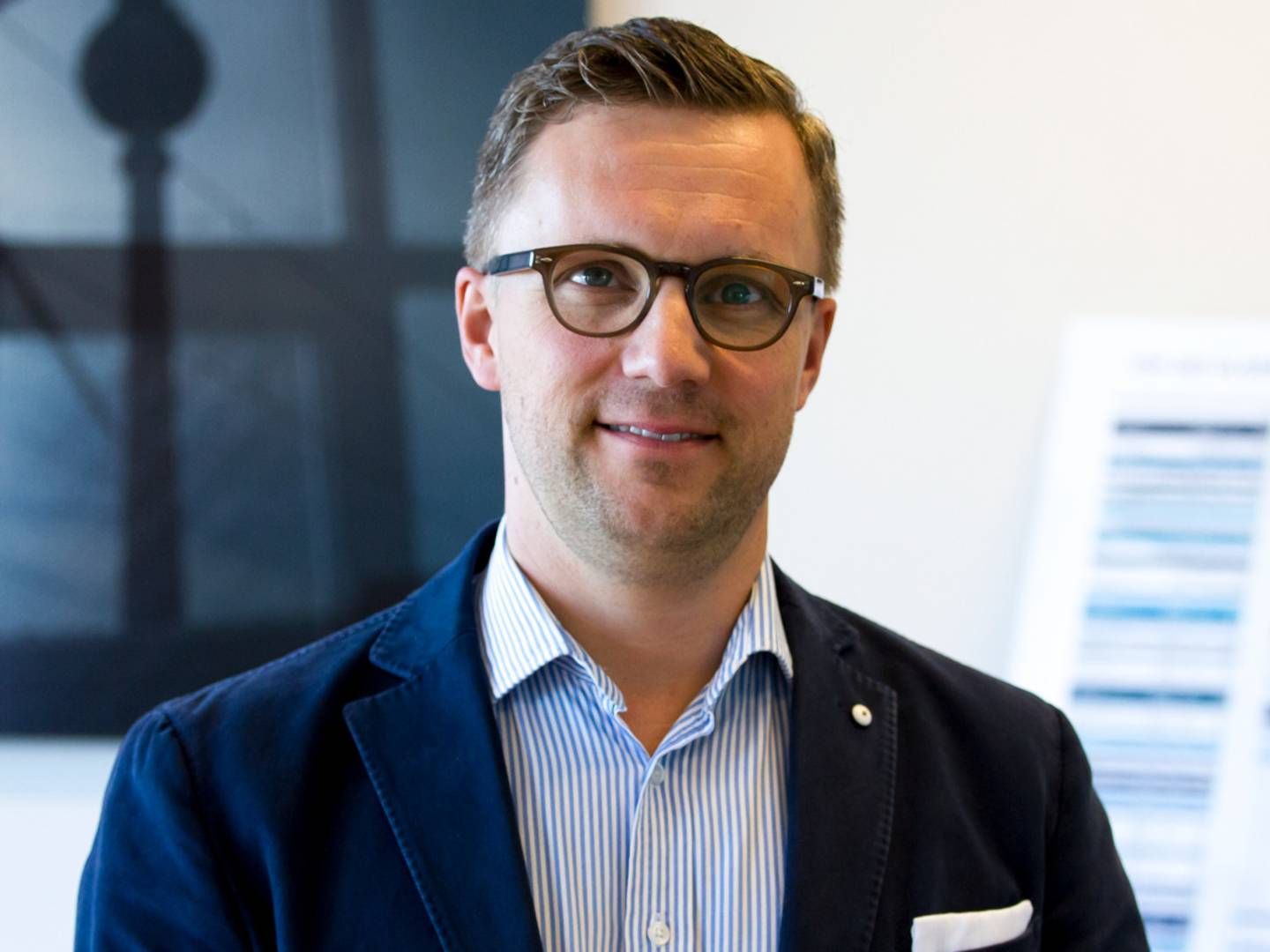 "Vi vil gerne stille firmaerne over for nogle konkrete krav, når vi går i udbud med de her ydelser og sige: Hvad er det rent faktisk, jeres politik er?," siger Martin Schak Møller, der er juridisk chef i Simcorp. | Foto: PR / Simcorp