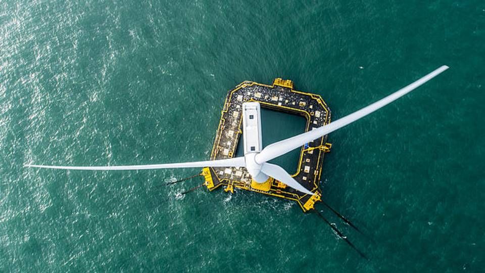 Ideol's floating turbine was the first to be established in French waters, and it will be accompanied by several gigawatts over the coming years. | Photo: Ideol