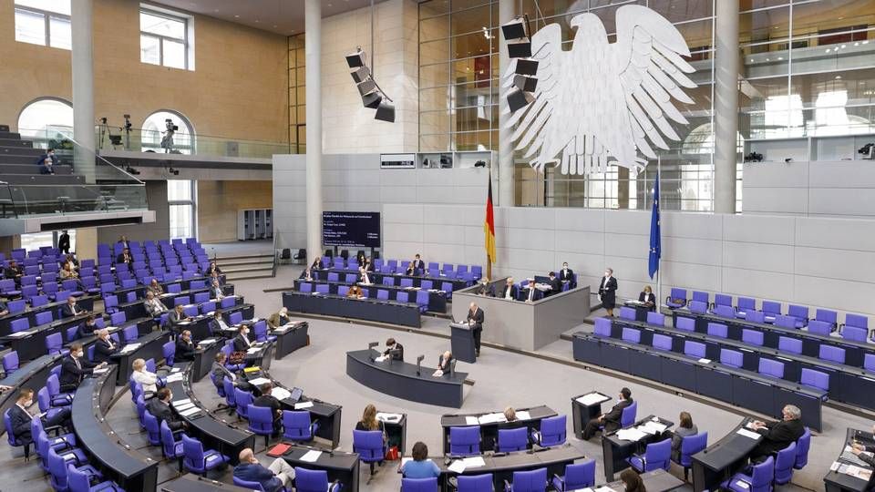 Der Plenarsaal des Bundestages | Foto: picture alliance / Geisler-Fotopress | Christoph Hardt/Geisler-Fotopres