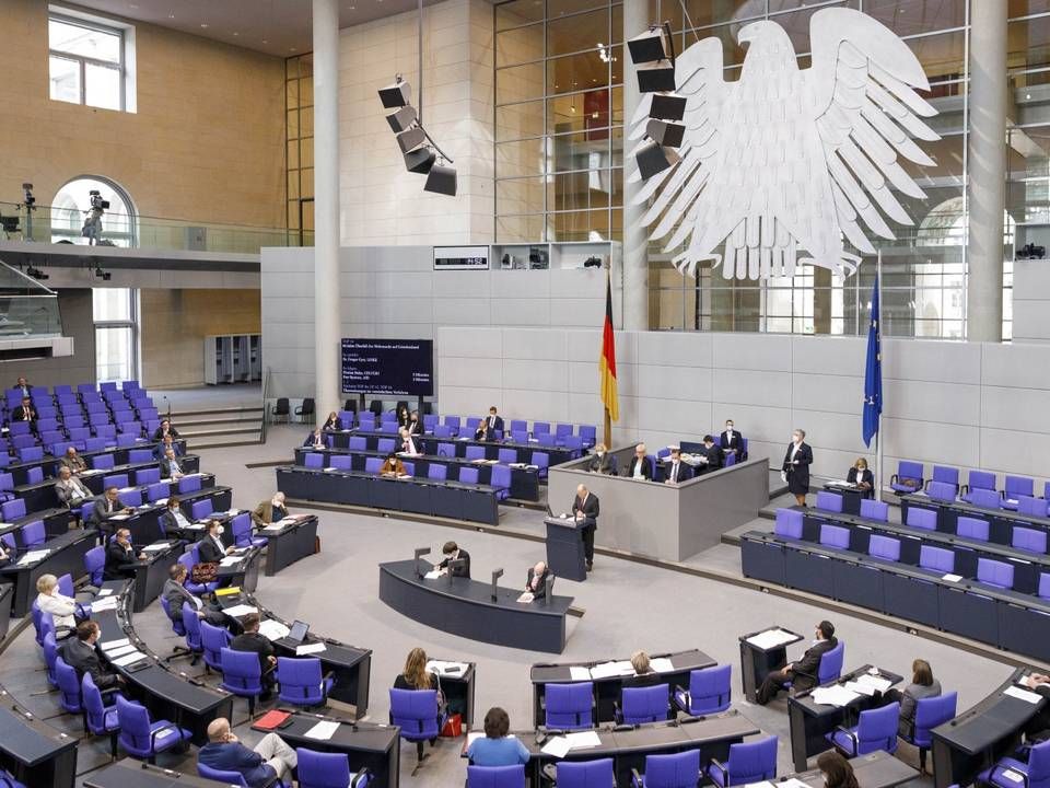Der Plenarsaal des Bundestages | Foto: picture alliance / Geisler-Fotopress | Christoph Hardt/Geisler-Fotopres