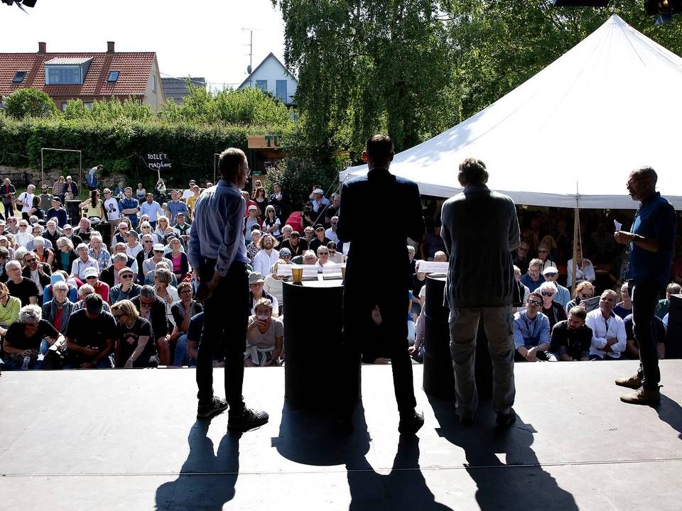 Rosengården i Allinge, hvor Politiken tidligere har afholdt debatarrangementer under Folkemødet. | Foto: Finn Frandsen/Ritzau Scanpix