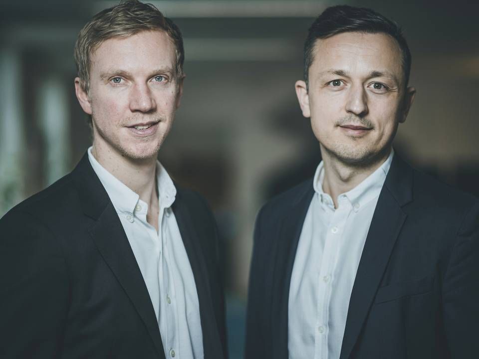 Stifterne af Better Collective, Christian Kirk Rasmussen (th.) og Jesper Søgaard. | Foto: Better Collective / PR