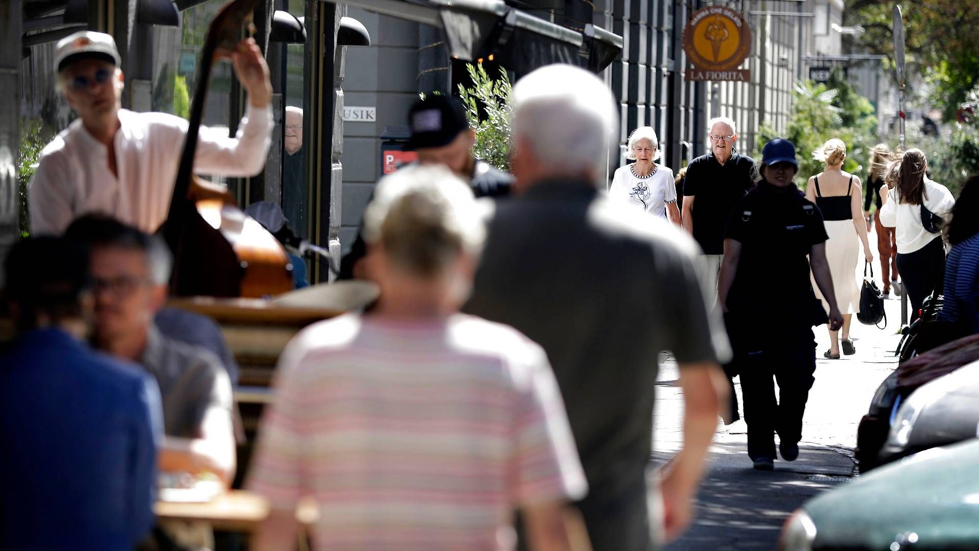 Der er kommet flere ældre og færre unge i den danske befolkning, som er på over 5,8 millioner. | Foto: Finn Frandsen/Ritzau Scanpix