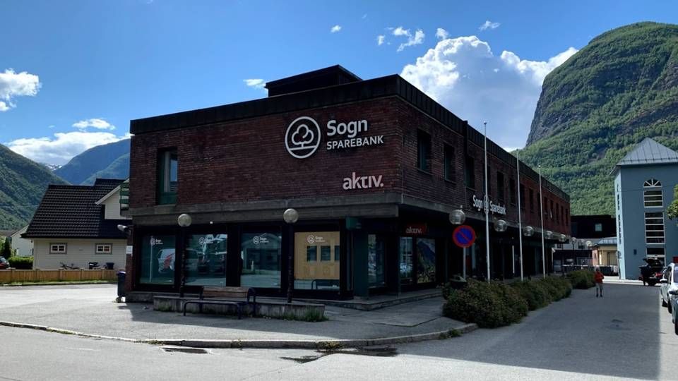 Sogn Sparebanks kontor i Årdal. | Foto: Pressebilde