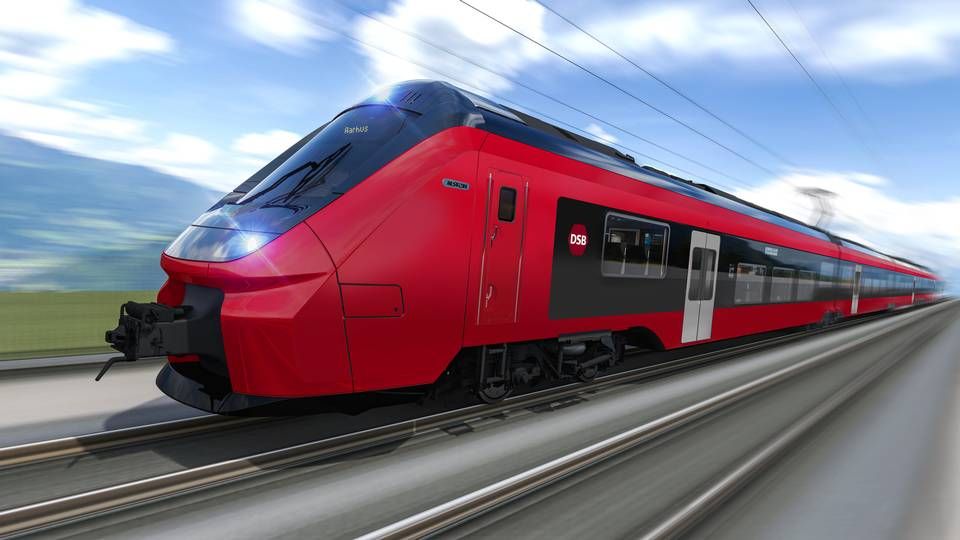 Sådan skulle de nye eltog fra Alstom se ud | Foto: PR/DSB