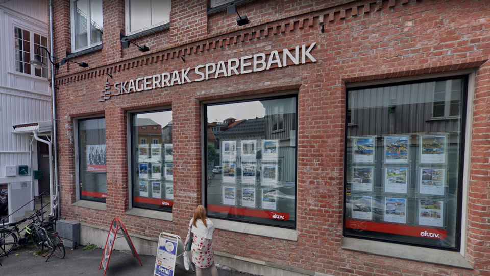 Skagerrak Sparebank gjør seg klar for fusjon. | Foto: Google Maps