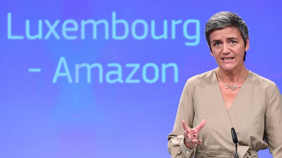 Det var Margrethe Vestager, der indledte sagen mod Amazon. | Foto: Emmanuel Dunand/AFP / AFP
