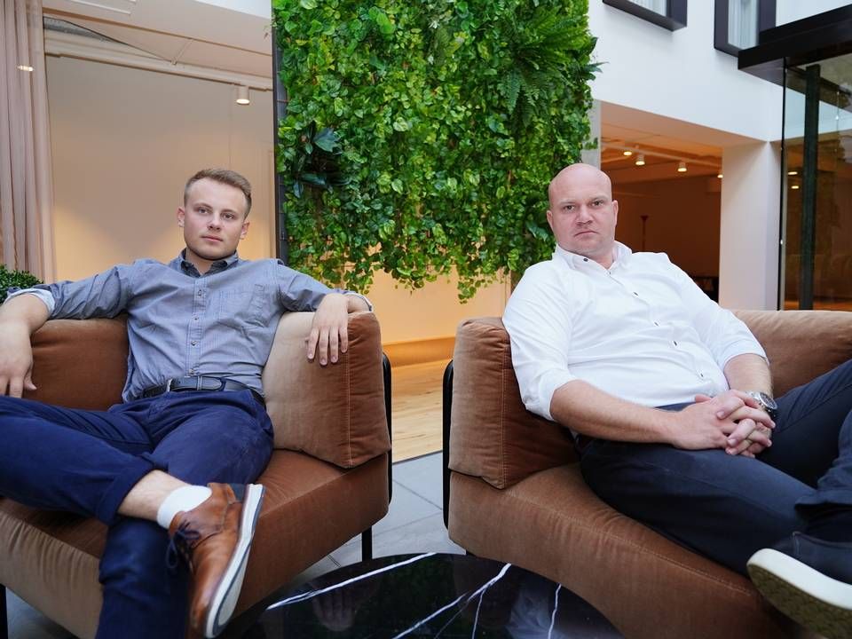 Thomas Keller og Jonas Kjemtrup vil til udlandet med deres lydisolerede mødelokaler og telefonbokse. | Foto: PR / Mutebox
