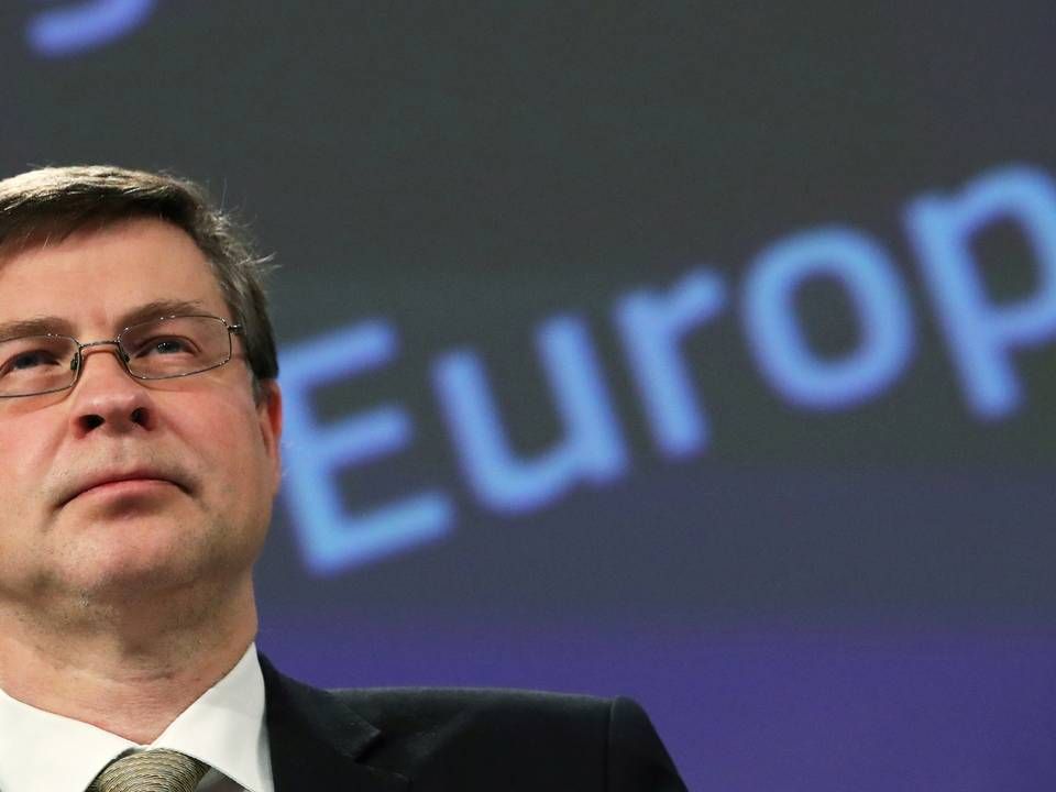 EU kommissær for handel, Valdis Dombrovskis. | Foto: Yves Herman/REUTERS / X00380