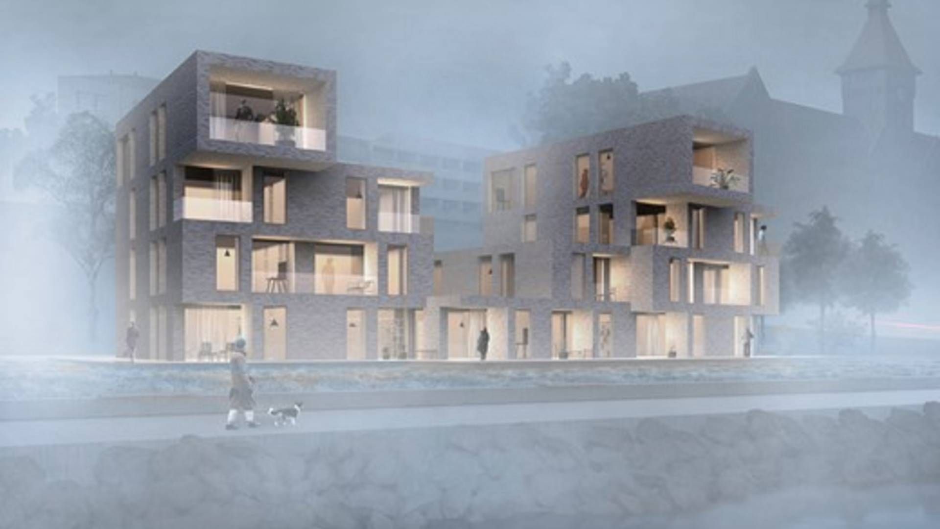 Illustration af Danfoss House som efter planen skal stå færdigt til næste år. | Foto: Danfoss
