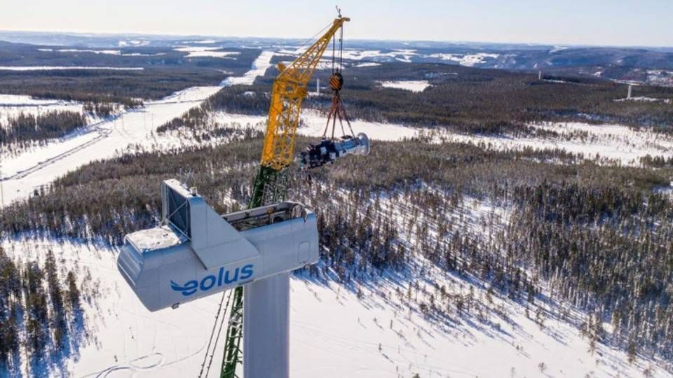 Eolus som vi kender dem: I gang med at opsætte vindmøller i Sverige. Nu vil vindudvikleren dog satse på polsk sol. | Foto: PR / Eolus