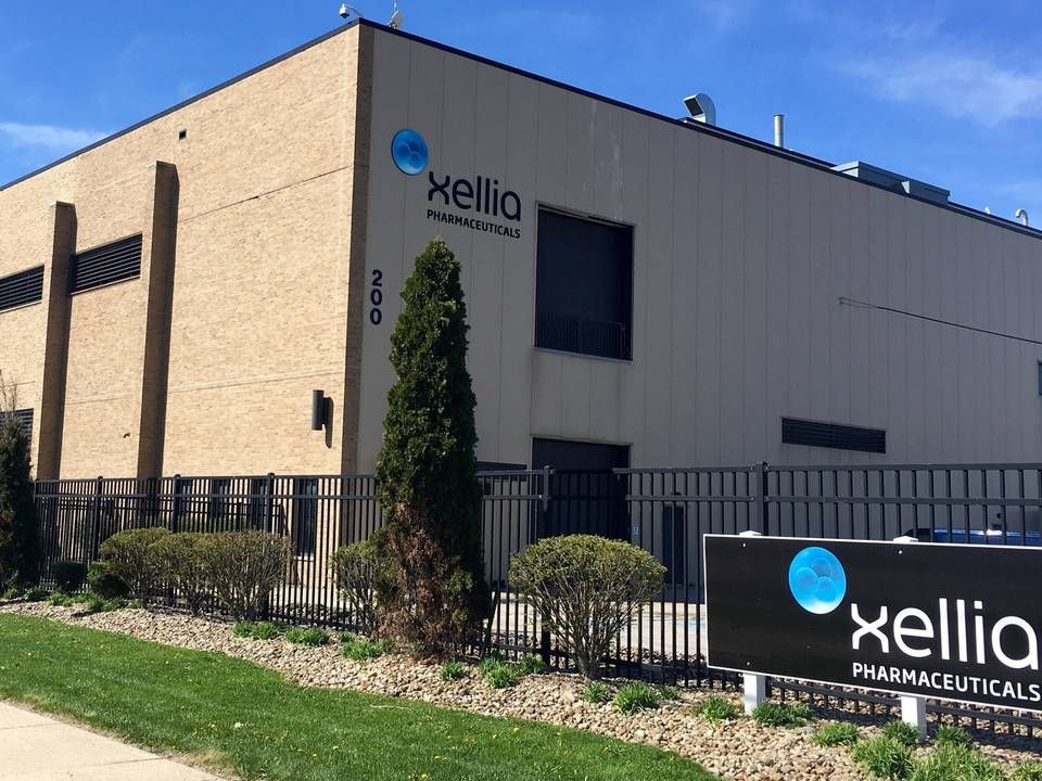 Problemer med Xellias nye fabrik i Cleveland i USA er en del af årsagen til, at selskabet ender med underskud i 2020. | Foto: Xellia Pharmaceuticals / PR