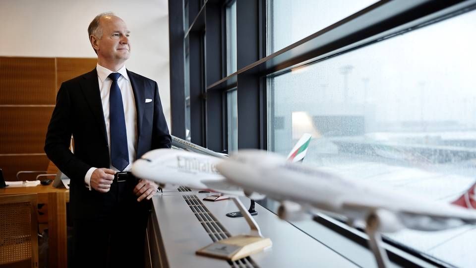 Thomas Woldbye, adm. direktør i Københavns Lufthavne, kalder det en blåstempling af cargo-strategien, at DHL vil mangedoble sin tilstedeværelse i Københavns Lufthavn. | Foto: Jens Dresling