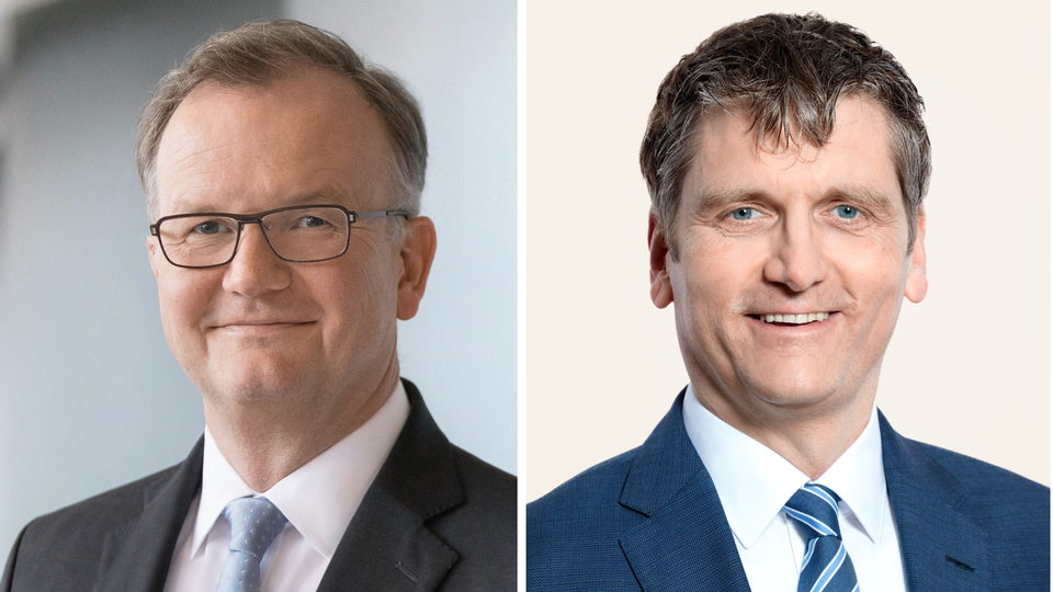 LBBW-Vorstand Christian Ricken (links) und Thorsten Wittmann, Vorstandsvorsitzender der SV SparkassenVersicherung | Foto: LBBW / SparkassenVersicherung