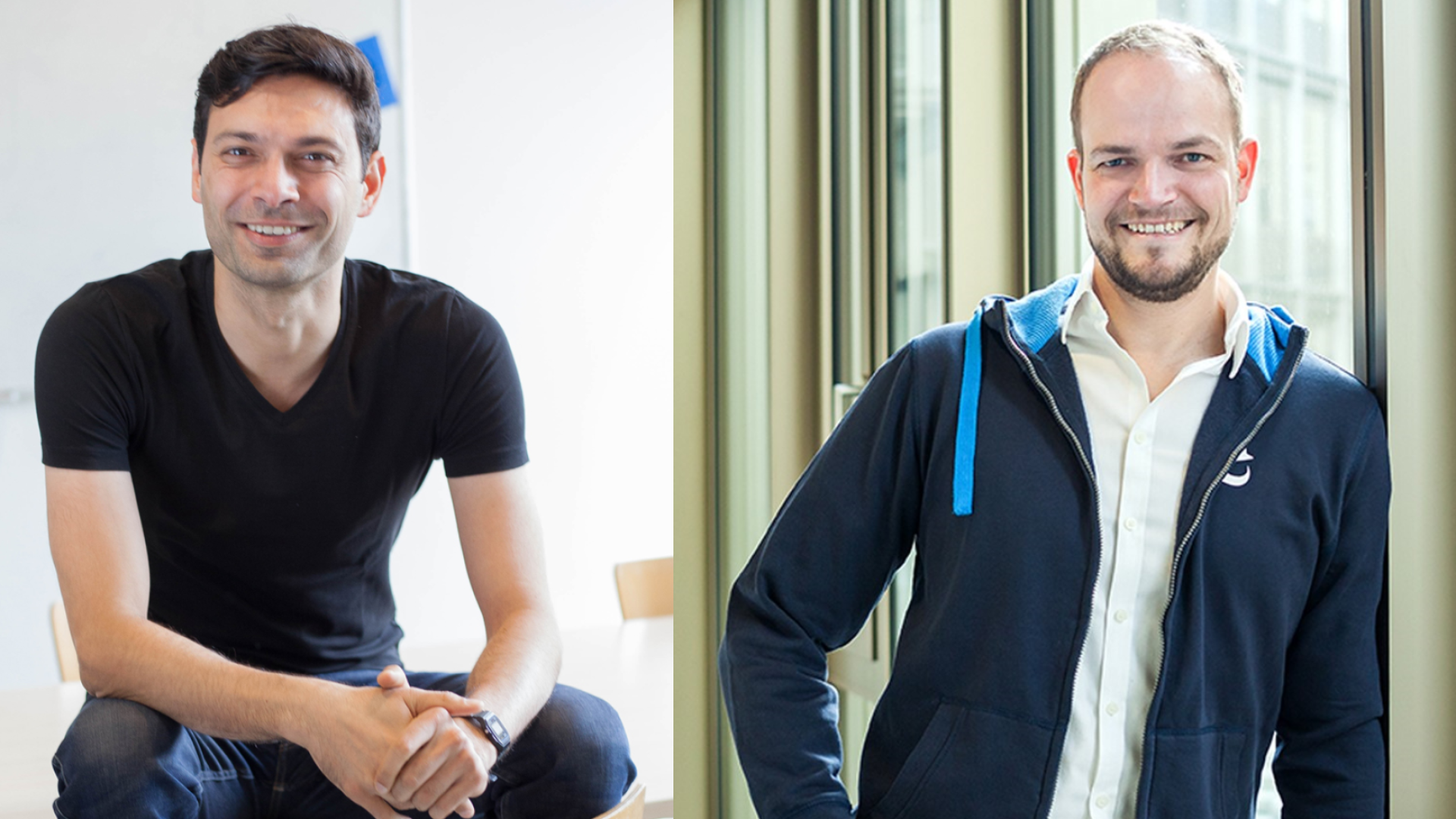 (v.l.) Ali Niknam, Gründer und CEO von Bunq, und Florian Christ, CEO und Gründer von Fino. | Foto: Bunq (links), Fino (rechts)