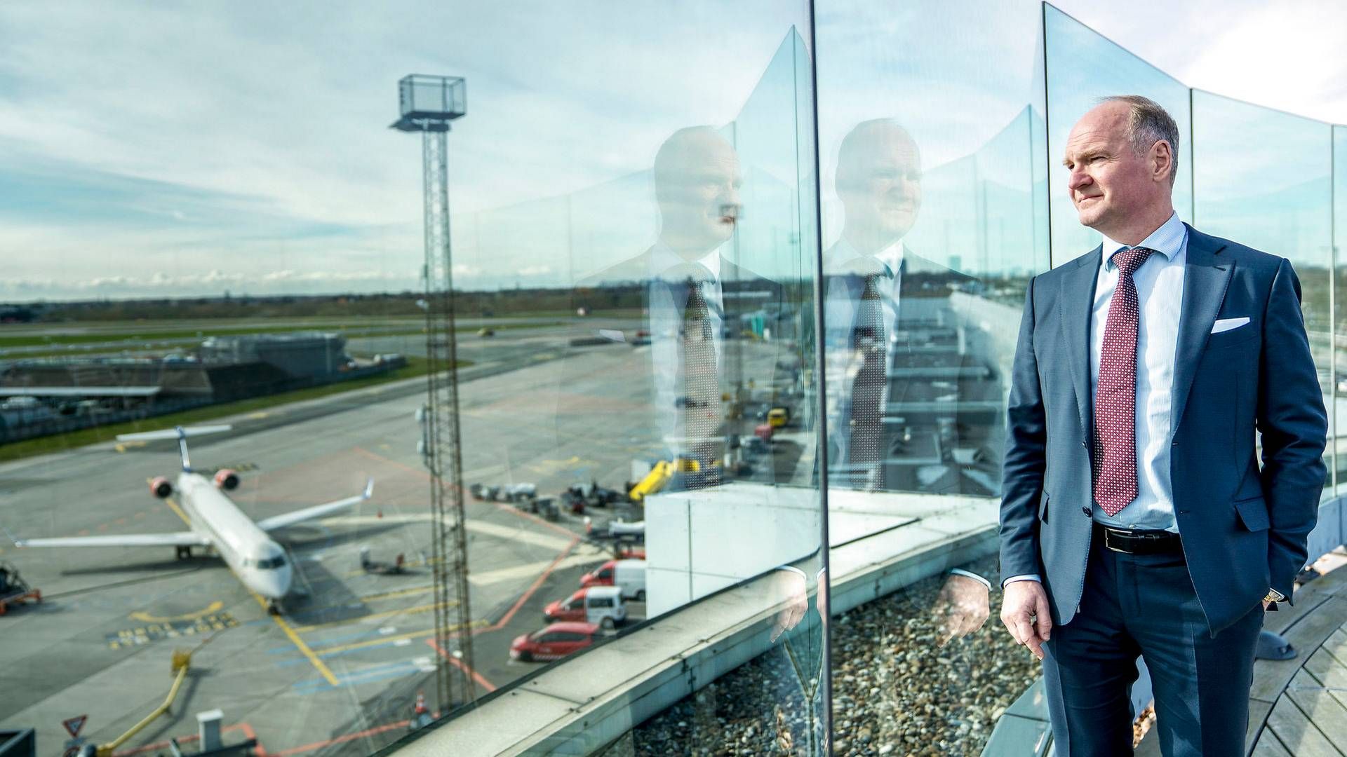 Topchef for Københavns Lufthavn, Thomas Woldbye, beskriver regnskabet for første kvartal som det værste i lufthavnens historie. | Foto: Stine Bidstrup/Ritzau Scanpix