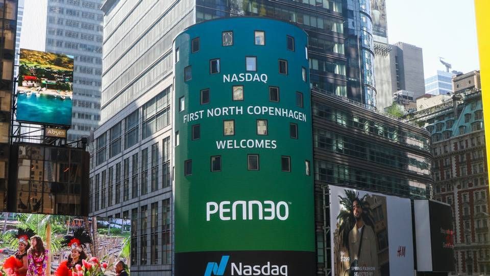 Penneo, der har været noteret på First North i snart et år, overvejede helt at droppe børsnoteringen, da coronakrisen brød ud. | Foto: Nasdaq / PR