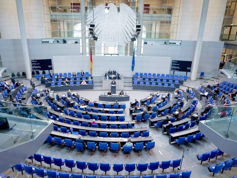 Blick in den Plenarsaal des Bundestags während der Sitzung. | Foto: picture alliance/dpa | Kay Nietfeld