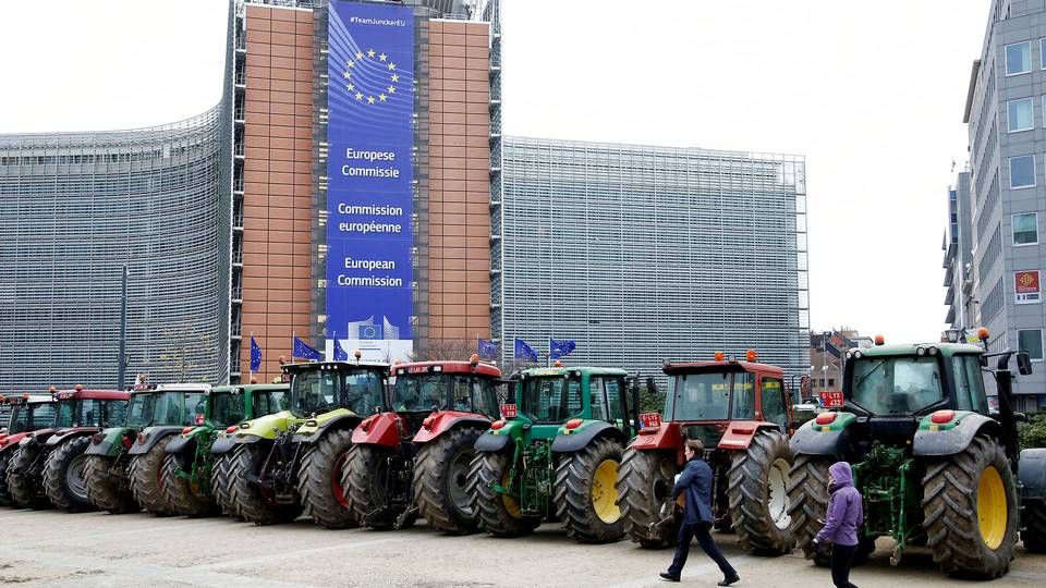 EU's landbrugsforhandlinger kan traditionen tror få gang i demonstrationerne i Bruxelles. Spørgsmålet er, om det lykkes, at lukke en ny reform i denne uge. (Arkivfoto) | Foto: Francois Lenoir/Reuters/Ritzau Scanpix