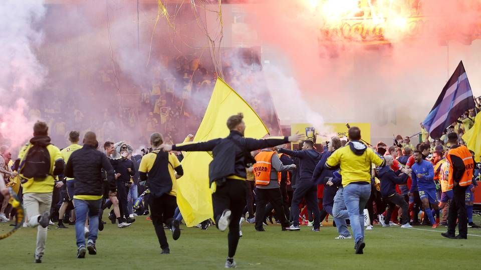 Brøndby IF vandt Superligaen og kan nu også forudse en økonomisk gevinst. | Foto: Jens Dresling