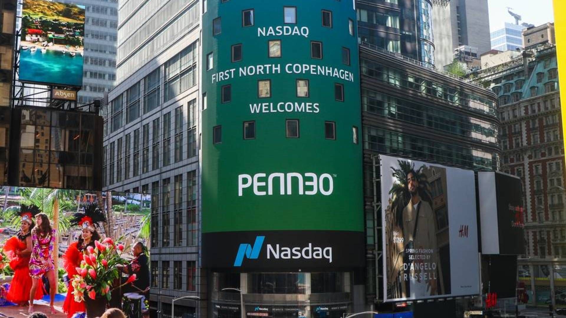 Penneo, der har været noteret på First North i snart et år, overvejede helt at droppe børsnoteringen, da coronakrisen brød ud. | Foto: Nasdaq / PR