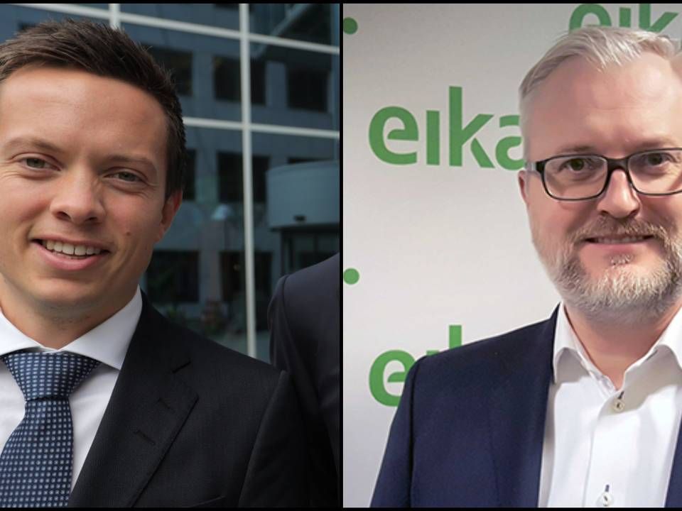 AVVENTER: Forvalter Magnus Vie Sundal i Borea Utbytte og investeringsdirektør Stig Erik Brekke i Eika Kapitalforvaltning | Foto: Ørn E. Borgen/ NTB og Eika