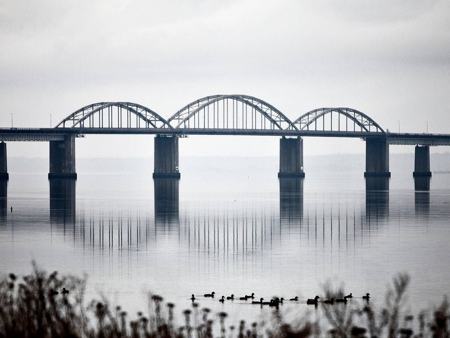 Den gamle Storstrømsbro må holde for lidt endnu. | Foto: Joachim Adrian/Politiken/Ritzau Scanpix