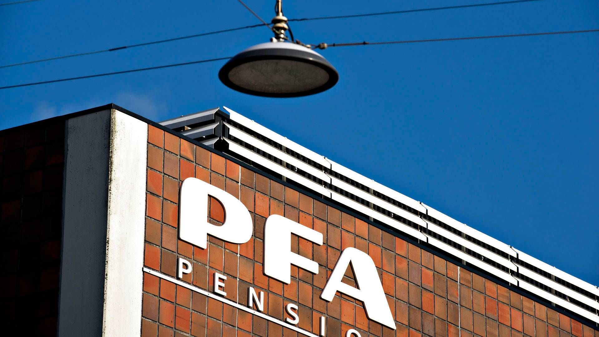 PFA's hovedkontor i København. | Foto: Lars Krabbe/Jyllands-Posten/Ritzau Scanpix