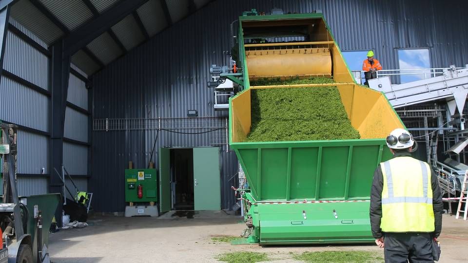 Produktionen af proteingræs er sat i gang hos det nye selskab Biorefine, der er ejet af DLG, DLF og Danish Agro. | Foto: PR/DLG